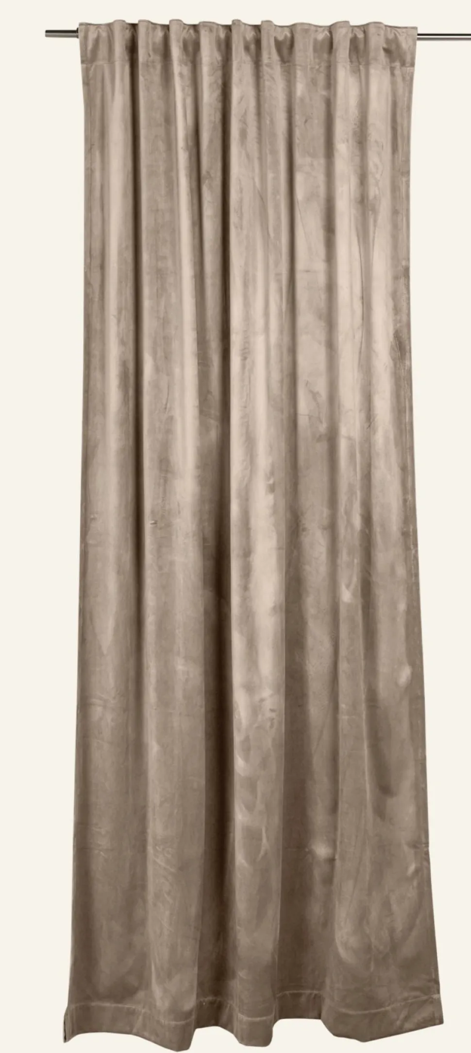 Mali velour verho beige