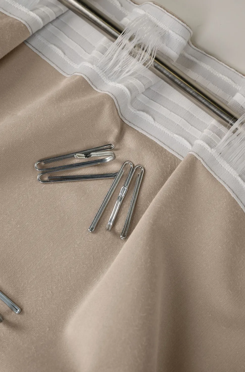 Mali velour verho beige