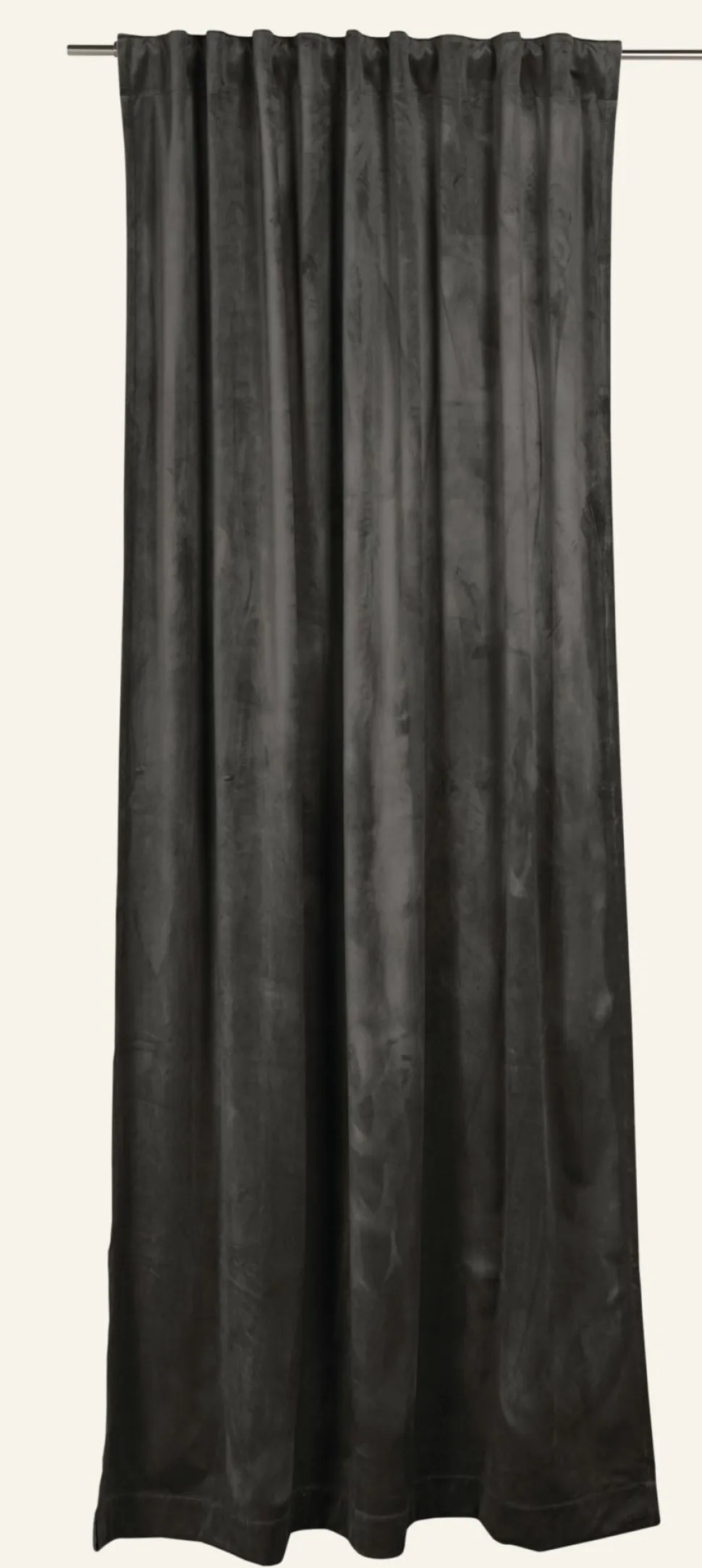Mali velour verho harmaa