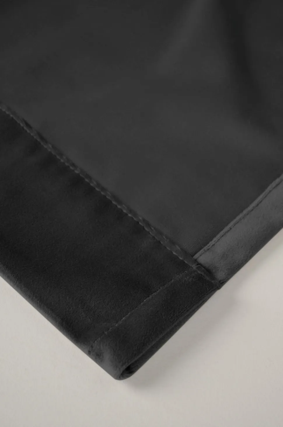 Mali velour verho harmaa
