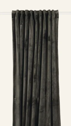 Mali velour verho harmaa