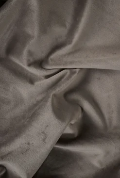 Mali velour verho harmaanruskea