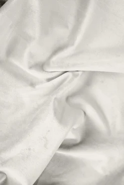 Mali velour verho luonnonvalkoinen