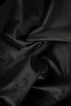 Mali velour verho musta