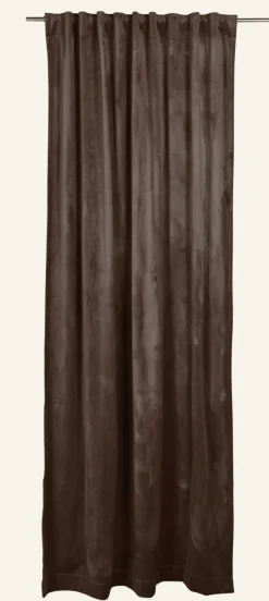 Mali velour verho saksanpähkinä