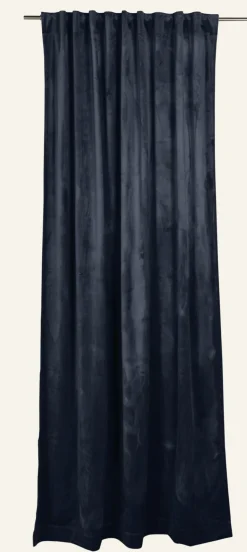 Mali velour verho tummansininen