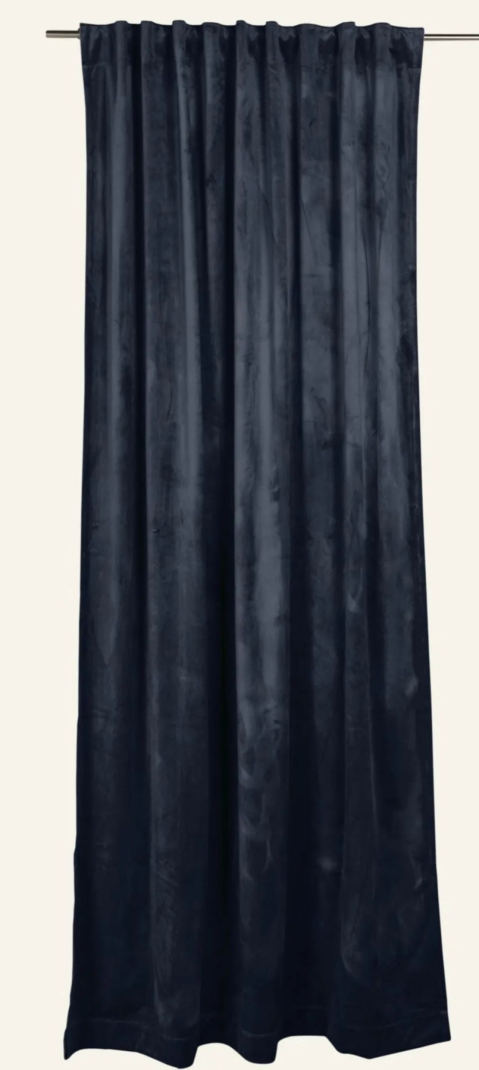 Mali velour verho tummansininen
