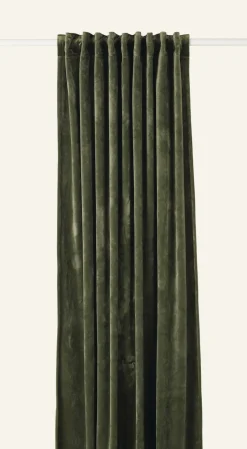 Mali velour verho vihreä