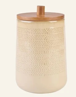 Mel säilytyspurkki beige