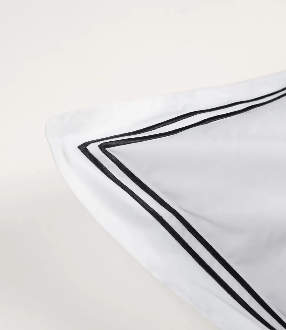 Milano percale tyynyliina valkoinen