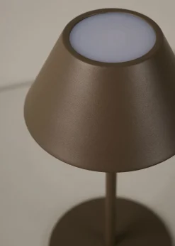 Millie LED-pöytälamppu ruskea