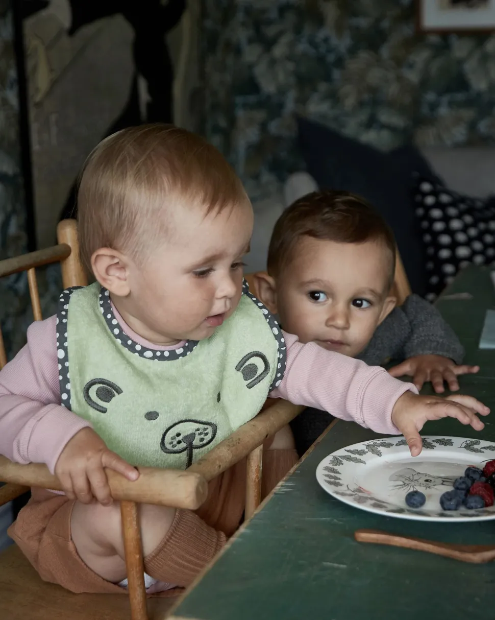 Mimi ruokalappu vaaleanvihreä