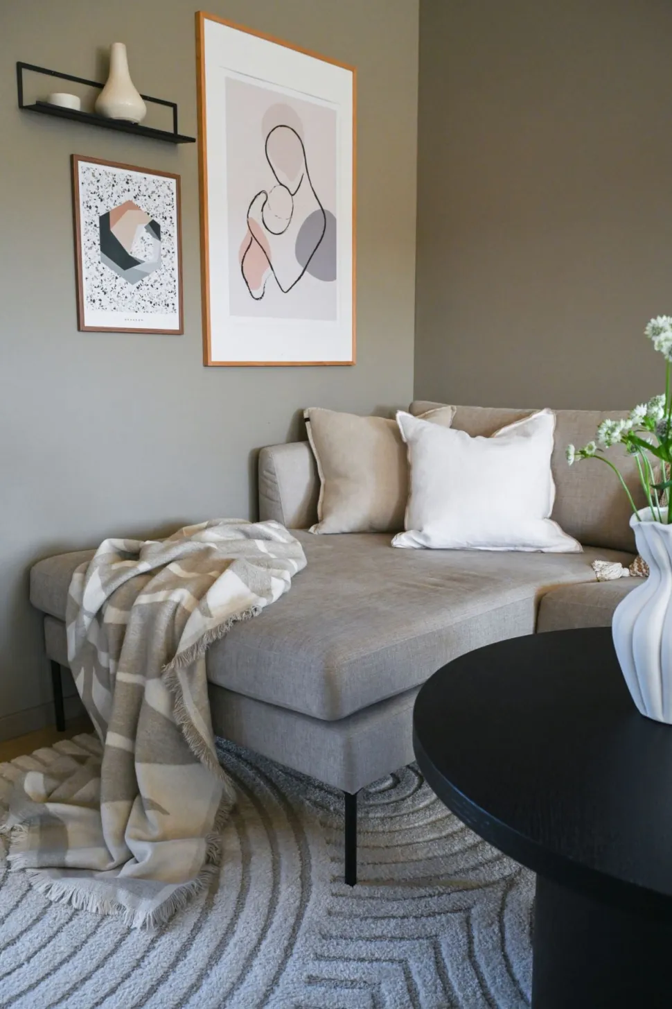 Nature torkkupeitto beige