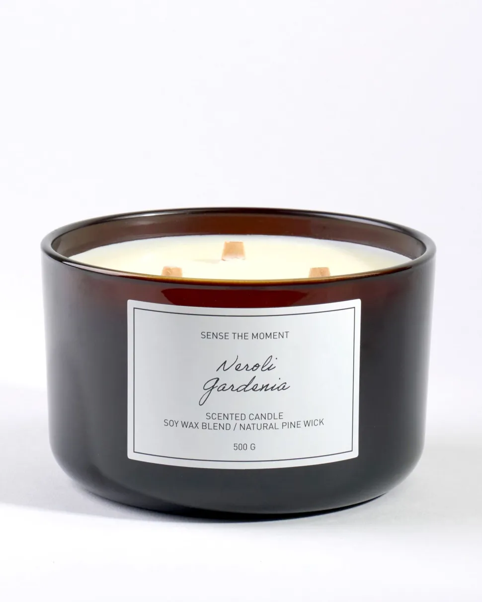Neroli Gardenia large tuoksukynttilä hiekka