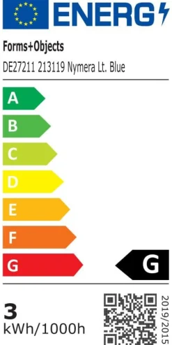 Nymera LED-pöytälamppu vaaleansininen