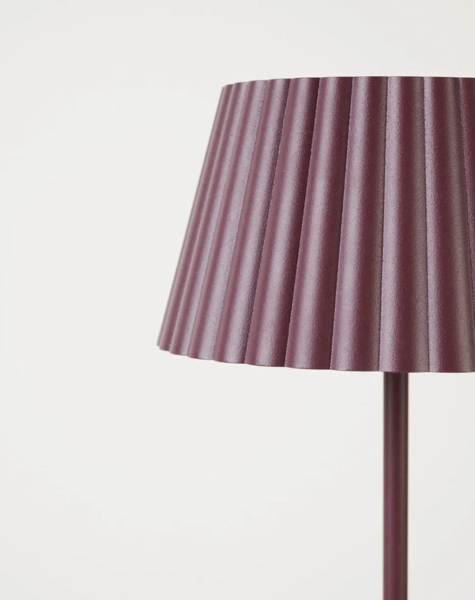 Nymera LED-pöytälamppu viininpunainen