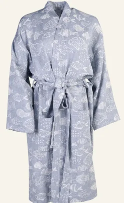 Ocean kimono sininen