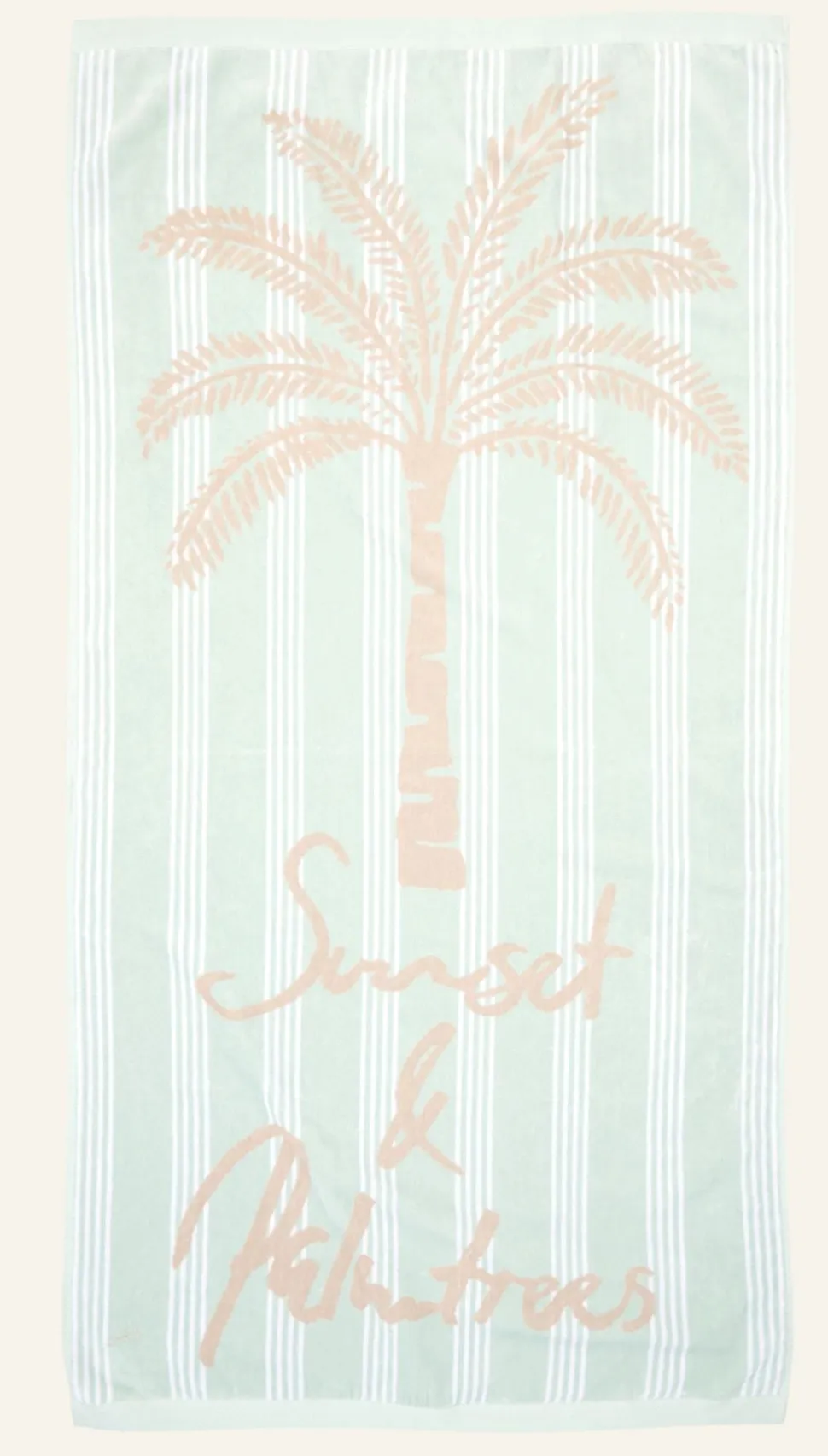 Palmtrees kylpypyyhe moniväri/vihreä
