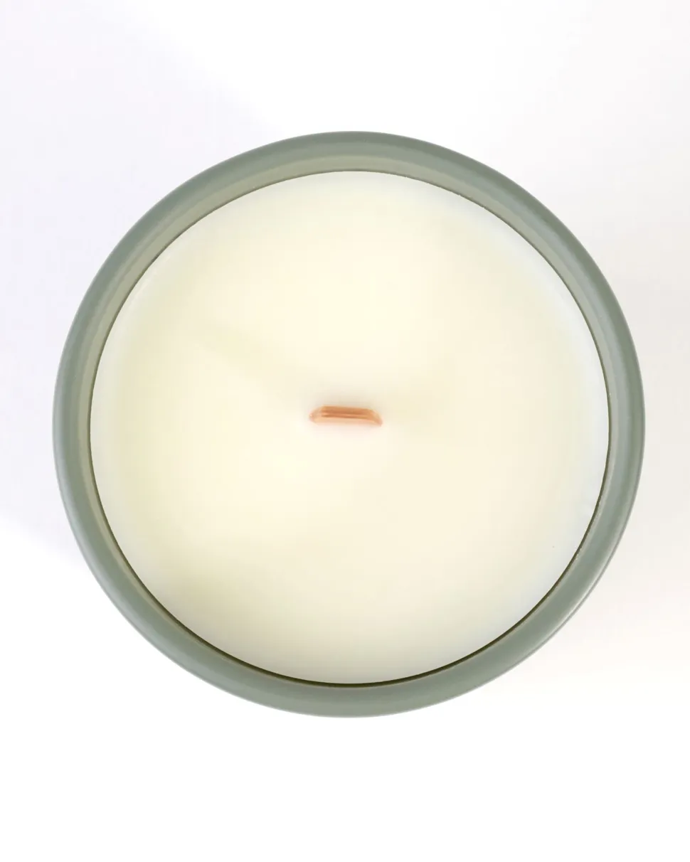 Patchouli Freesia matt tuoksukynttilä vihreä