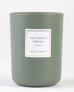 Patchouli Freesia matt tuoksukynttilä vihreä