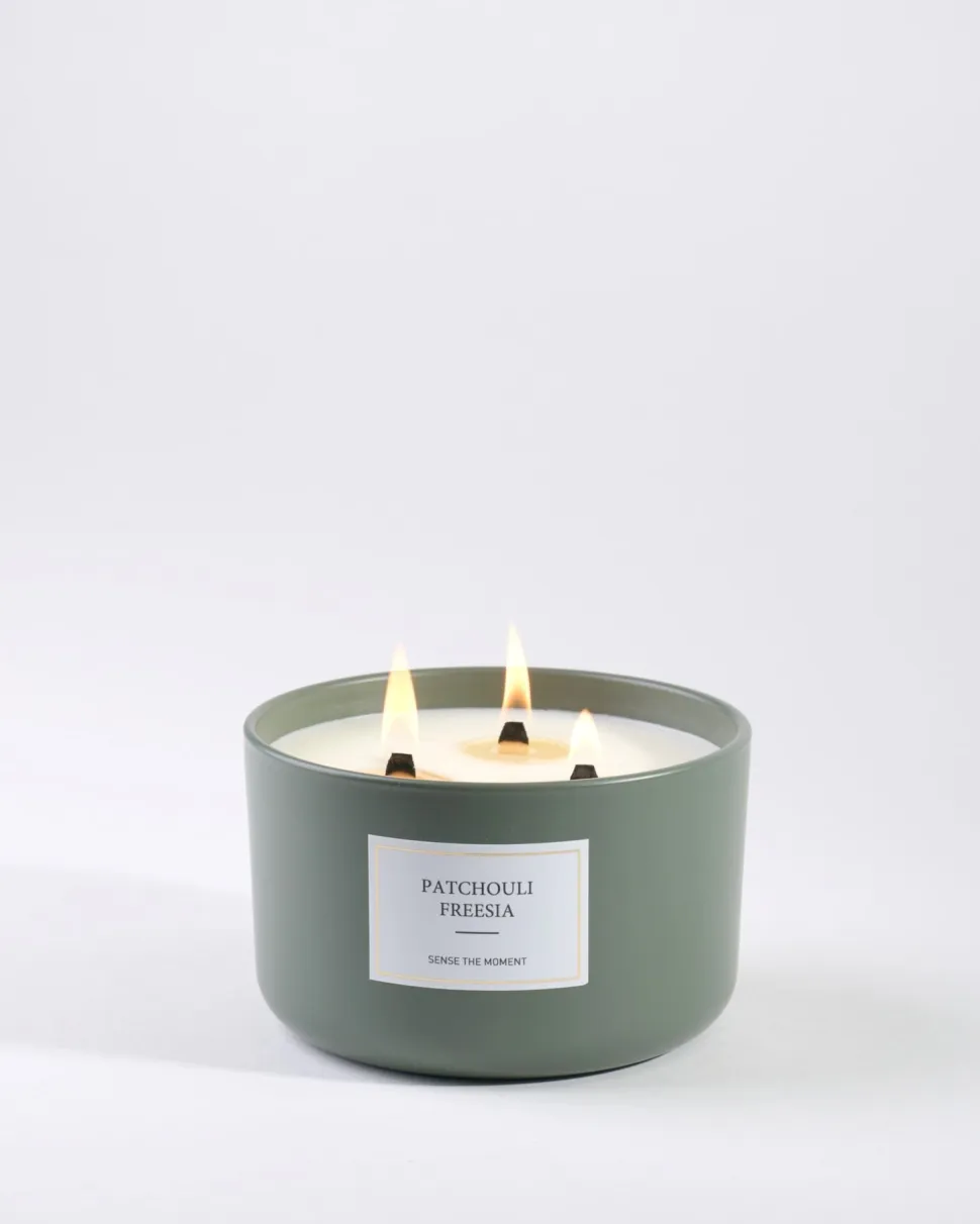 Patchouli Freesia tuoksukynttilä vihreä