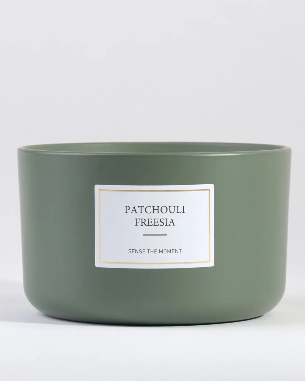 Patchouli Freesia tuoksukynttilä vihreä