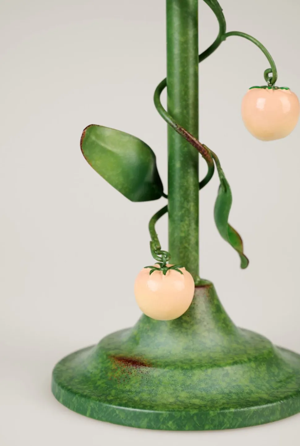Peach kynttilänjalka vihreä