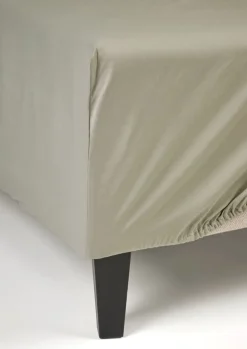 Percale muotoonommeltu aluslakana vaaleanvihreä