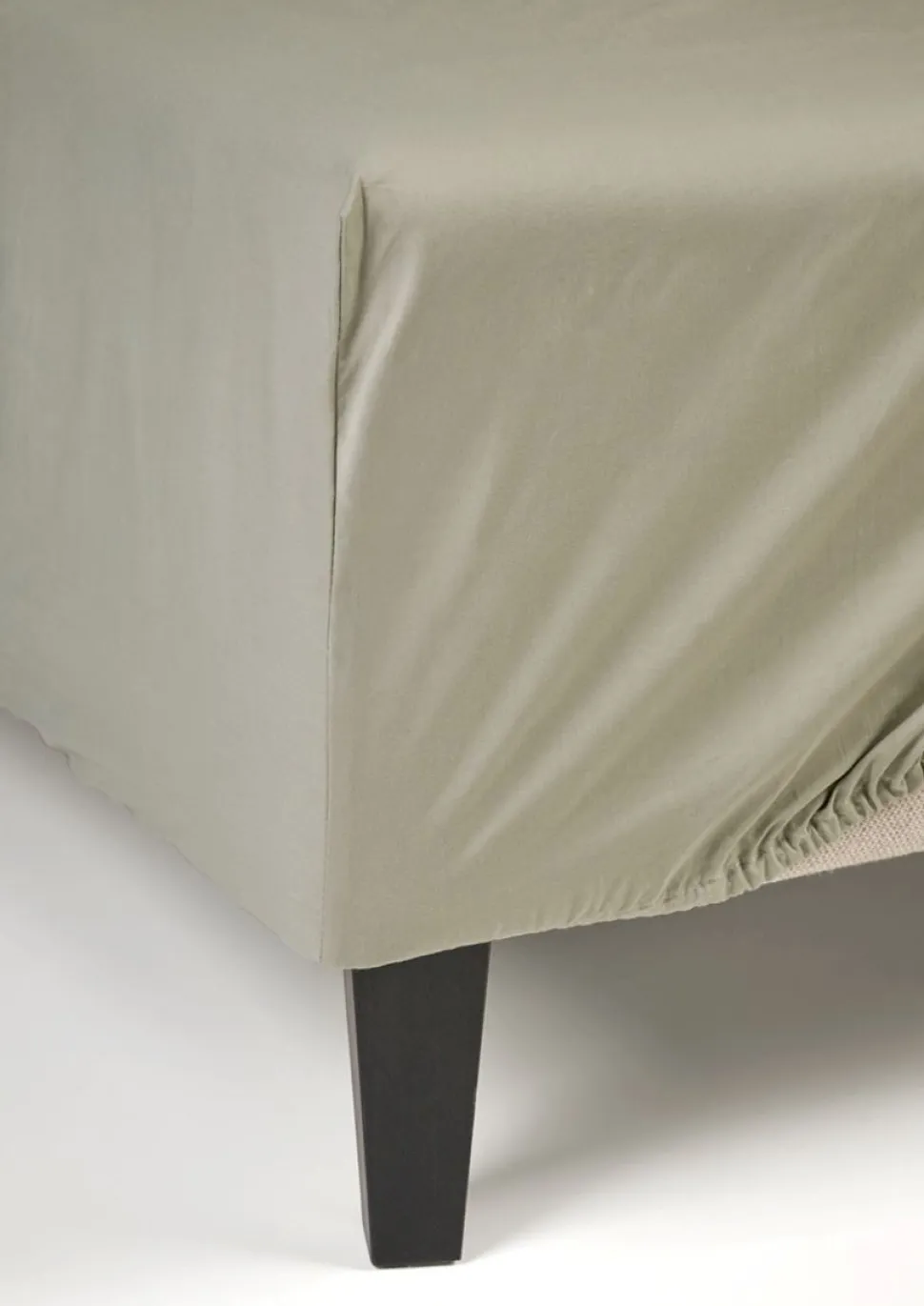 Percale muotoonommeltu aluslakana vaaleanvihreä