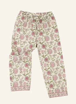 Petronella pyjamahousut moniväri/roosa