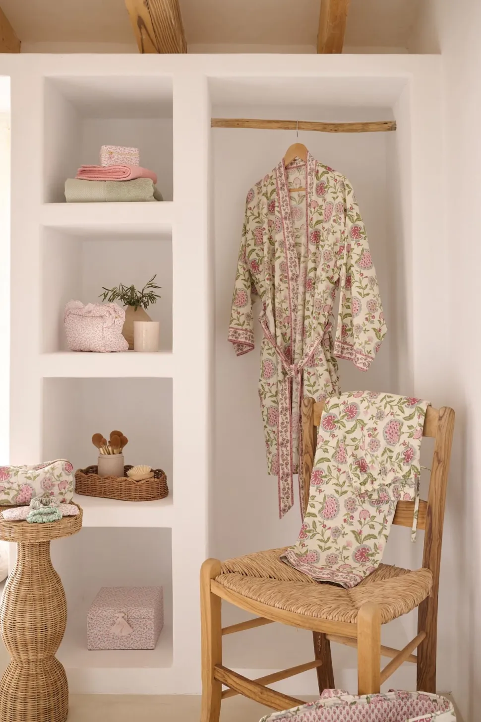 Petronella pyjamahousut moniväri/roosa
