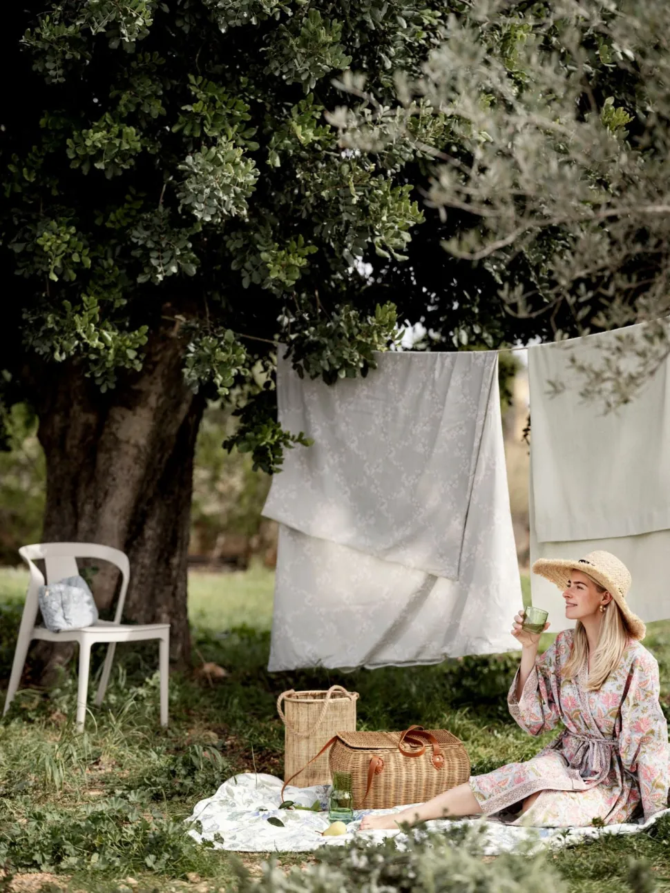 Picnic kori luonnonväri