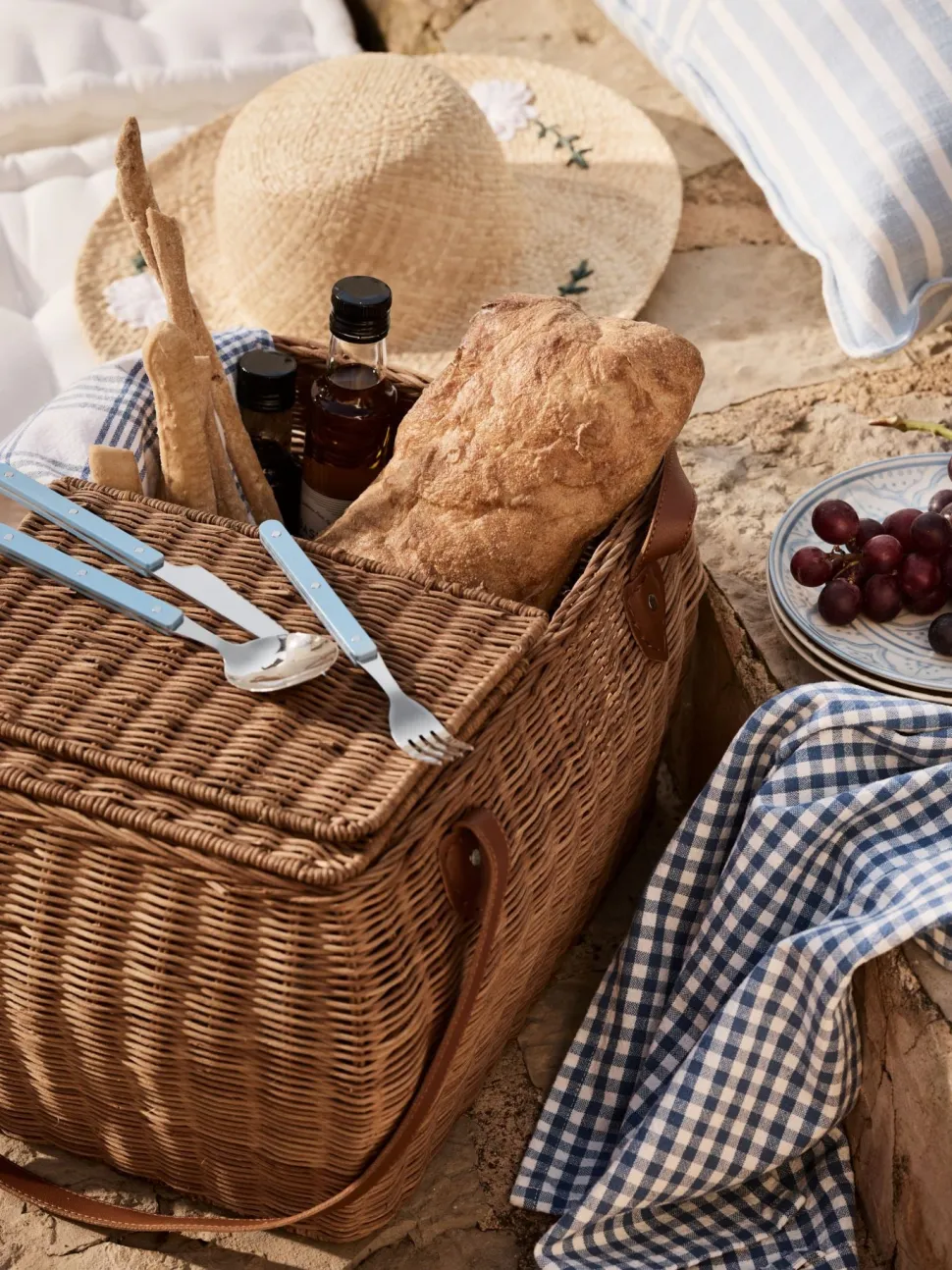 Picnic kori luonnonväri