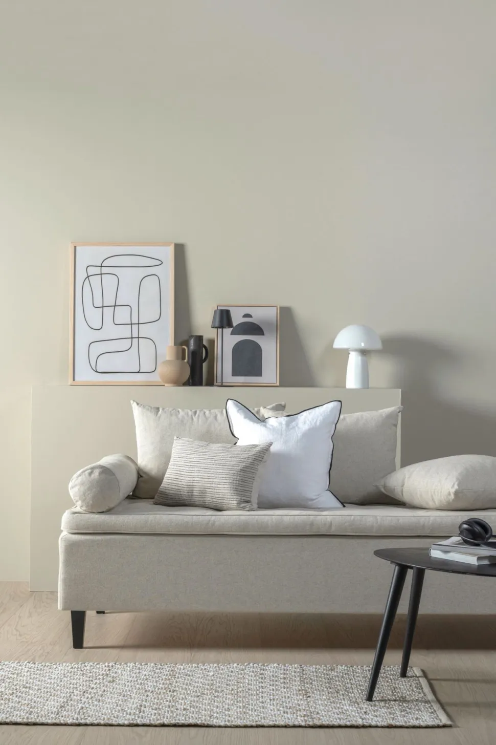 Päivävuode luonnonväri - 90x200 cm