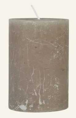Pöytäkynttilä beige - 7x10 cm