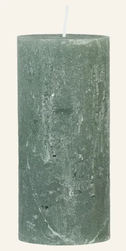 Pöytäkynttilä vihreä - 7x10 cm