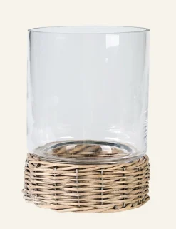 Rattan kynttilälyhty luonnonväri