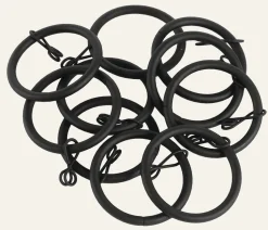 Ringer 3mm verhorenkaat 10 kpl musta