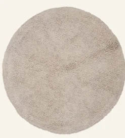 Round kylpyhuoneenmatto beige