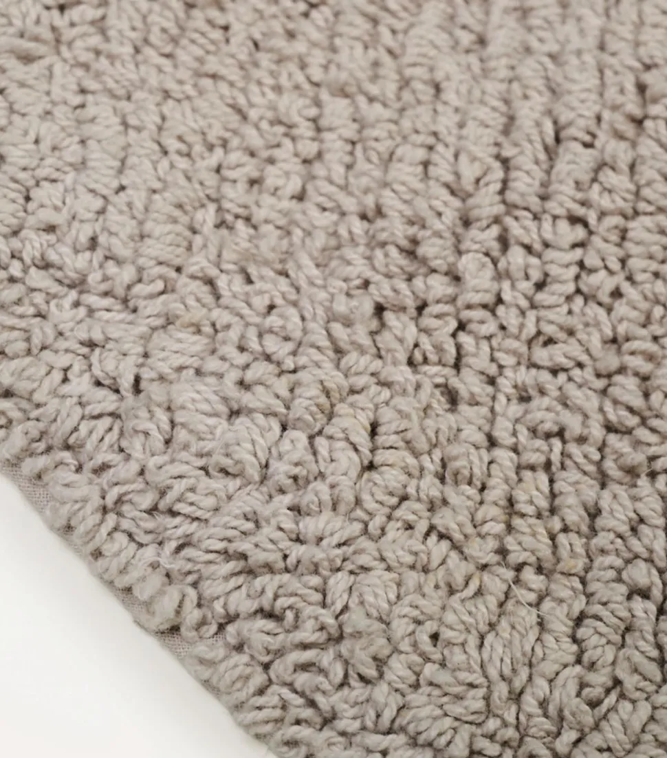 Round kylpyhuoneenmatto beige