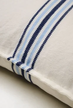Sailor stripe koristetyynynpäällinen tummansininen