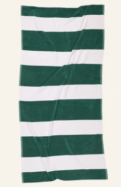 Sailor Stripe kylpypyyhe vihreä