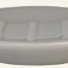 Saippuakuppi harmaa - 12,2x8,5x2,5 cm