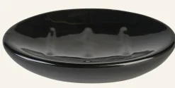 Saippuakuppi musta - 12,2x8,5x2,5 cm
