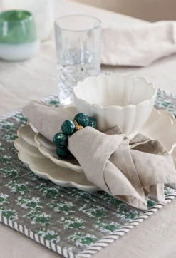 Scallop leipälautanen luonnonvalkoinen