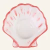 Sea shell kynttilälyhty punainen