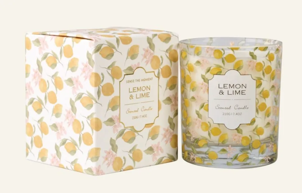 Sense Spring Lemon tuoksukynttilä moniväri/keltainen