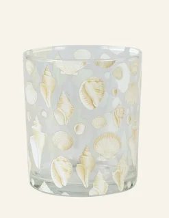 Shell kynttilälyhty valkoinen