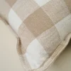 Smillan check koristetyyny beige
