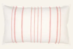 Smillan narrow stripe koristetyyny vaalea koralli